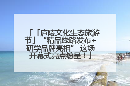 「庐陵文化生态旅游节」“精品线路发布+研学品牌亮相” 这场开幕式亮点纷呈！