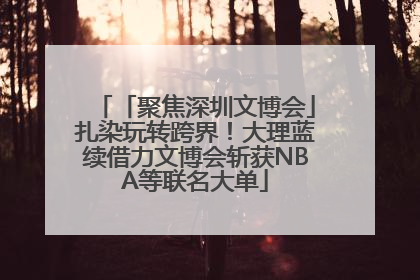 「聚焦深圳文博会」扎染玩转跨界！大理蓝续借力文博会斩获NBA等联名大单