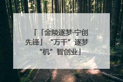 「金陵逐梦·宁创先锋」“万千”逐梦 “机”智创业