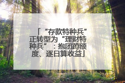 “存款特种兵”正转型为“理财特种兵”：抱团蹲额度、逐日算收益