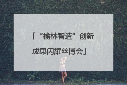 “榆林智造”创新成果闪耀丝博会