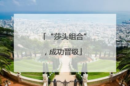 “莎头组合”，成功晋级