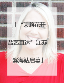 “茉莉花开·盐艺直达”江苏滨海站启幕