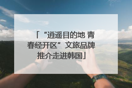 “逍遥目的地 青春经开区”文旅品牌推介走进韩国