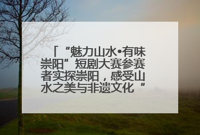“魅力山水•有味崇阳”短剧大赛参赛者实探崇阳，感受山水之美与非遗文化“提琴戏”魅力