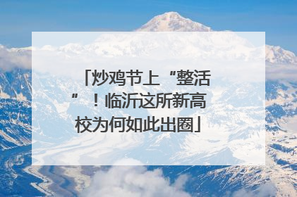 炒鸡节上“整活”！临沂这所新高校为何如此出圈