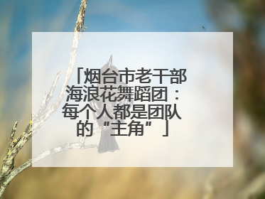 烟台市老干部海浪花舞蹈团：每个人都是团队的“主角”