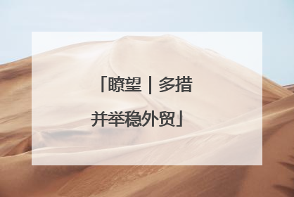 瞭望｜多措并举稳外贸
