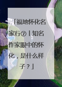 福地怀化名家行⑦丨知名作家眼中的怀化，是什么样子？
