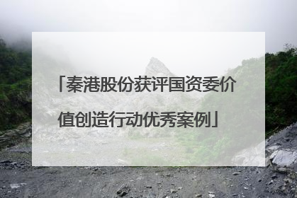 秦港股份获评国资委价值创造行动优秀案例