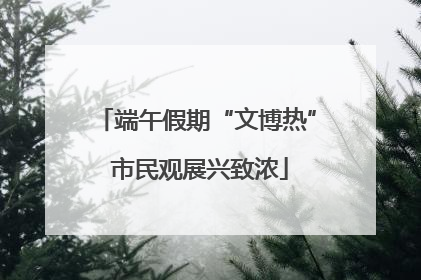 端午假期“文博热” 市民观展兴致浓