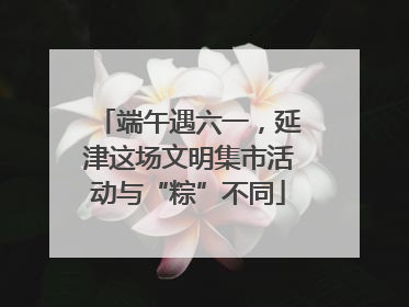 端午遇六一，延津这场文明集市活动与“粽”不同