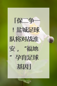 保二争一！盐城足球队将对战淮安，“福地”孕育足球基因