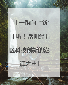 一路向“新”丨听！岳阳经开区科技创新的澎湃之声