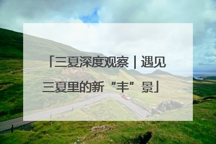 三夏深度观察｜遇见三夏里的新“丰”景