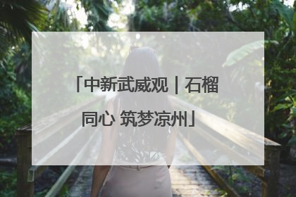 中新武威观｜石榴同心 筑梦凉州
