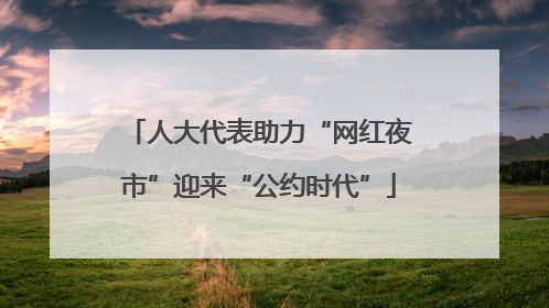 人大代表助力“网红夜市”迎来“公约时代”