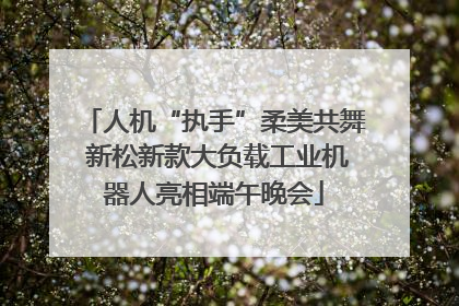 人机“执手”柔美共舞 新松新款大负载工业机器人亮相端午晚会