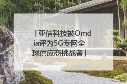 亚信科技被Omdia评为5G专网全球供应商挑战者