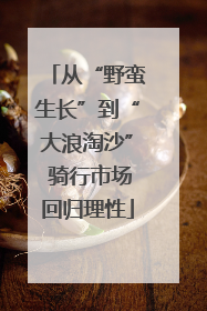 从“野蛮生长”到“大浪淘沙” 骑行市场回归理性