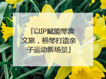 以IP赋能琴澳文旅，横琴打造亲子运动新场景