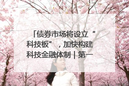 债券市场将设立“科技板”，加快构建科技金融体制｜第一财经研究院中国金融条件指数周报