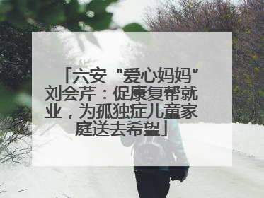 六安“爱心妈妈”刘会芹：促康复帮就业，为孤独症儿童家庭送去希望