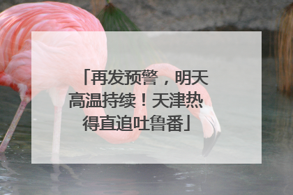 再发预警，明天高温持续！天津热得直追吐鲁番