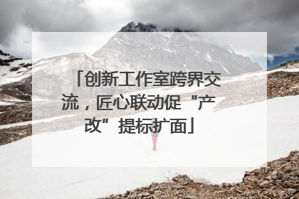 创新工作室跨界交流，匠心联动促“产改”提标扩面