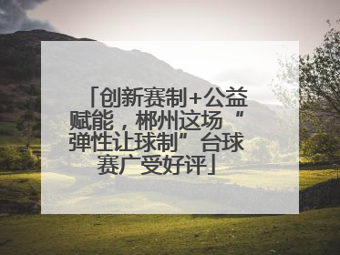 创新赛制+公益赋能，郴州这场“弹性让球制”台球赛广受好评