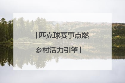 匹克球赛事点燃乡村活力引擎