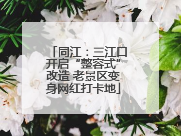 同江：三江口开启“整容式”改造 老景区变身网红打卡地