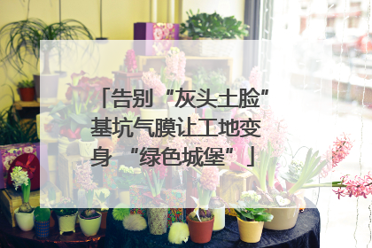 告别“灰头土脸” 基坑气膜让工地变身 “绿色城堡”