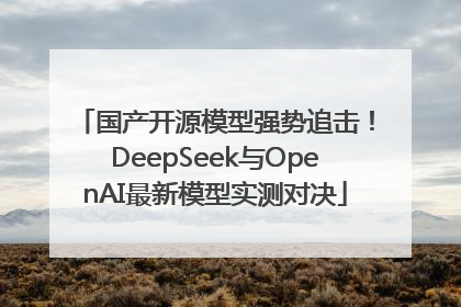 国产开源模型强势追击！DeepSeek与OpenAI最新模型实测对决