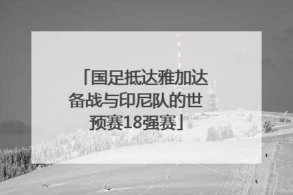 国足抵达雅加达备战与印尼队的世预赛18强赛