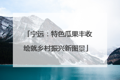 宁远：特色瓜果丰收绘就乡村振兴新图景