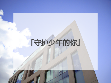 守护少年的你