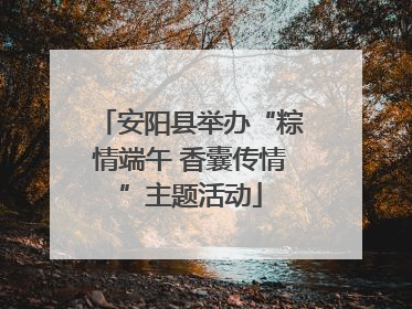 安阳县举办“粽情端午 香囊传情”主题活动