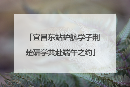 宜昌东站护航学子荆楚研学共赴端午之约