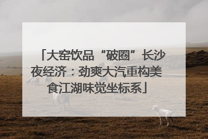 大窑饮品“破圈”长沙夜经济：劲爽大汽重构美食江湖味觉坐标系