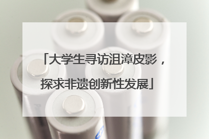 大学生寻访沮漳皮影，探求非遗创新性发展