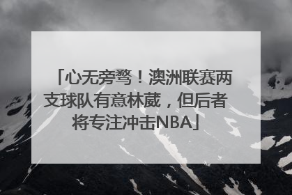 心无旁骛！澳洲联赛两支球队有意林葳，但后者将专注冲击NBA