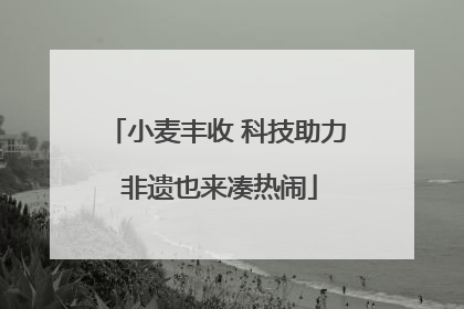 小麦丰收 科技助力 非遗也来凑热闹