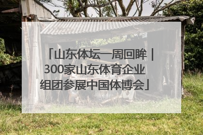 山东体坛一周回眸｜300家山东体育企业组团参展中国体博会