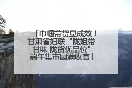 巾帼带货显成效！甘肃省妇联“陇姐带甘味 陇货优品位”端午集市圆满收官
