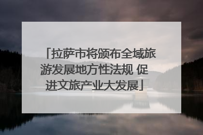 拉萨市将颁布全域旅游发展地方性法规 促进文旅产业大发展