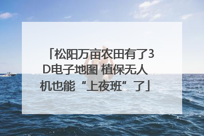松阳万亩农田有了3D电子地图 植保无人机也能“上夜班”了