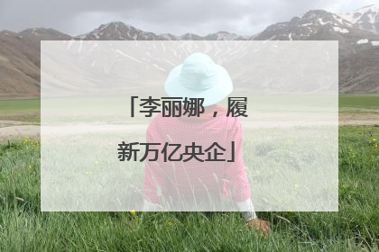 李丽娜，履新万亿央企