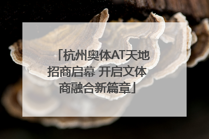杭州奥体AT天地招商启幕 开启文体商融合新篇章