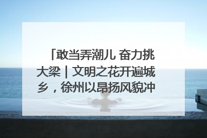 敢当弄潮儿 奋力挑大梁｜文明之花开遍城乡，徐州以昂扬风貌冲刺“万亿之城”